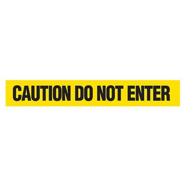 CAUTION D.N.E. Dispenser Boxed Barricade Tape | Pack of 12 Rolls | INCOM