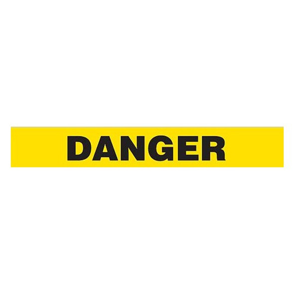 DANGER Dispenser Boxed Barricade Tape - Yellow (Pack of 12 Rolls)