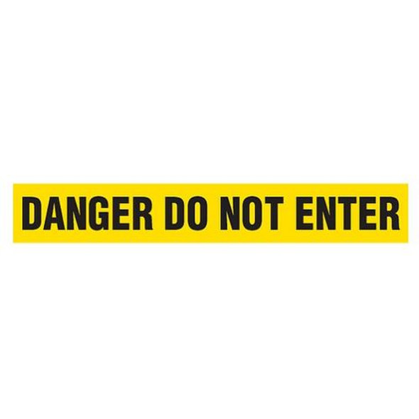 DANGER DO NOT ENTER Dispenser Boxed Barricade Tape  (Pack of 12 Rolls)