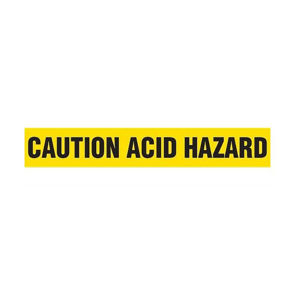 CAUTION - ACID HAZARD Dispenser Boxed Barricade Tape (12 Rolls)