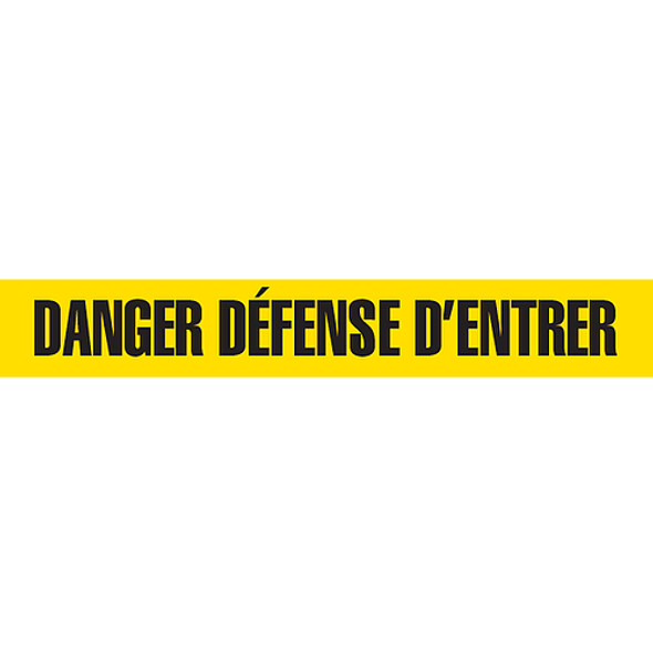 DANGER DEFENSE Dispenser Boxed Barricade Tape (Pack of 12 Rolls)