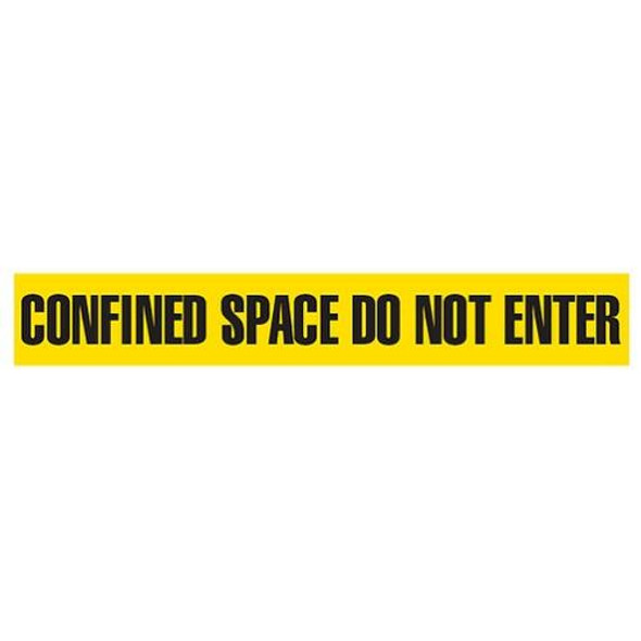 CONFINED SPACE DO NOT ENTER Dispenser Boxed Barricade Tape (Pack of 12 Rolls)