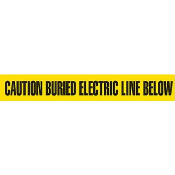 3" CAUTION CAUTION BURIED ELECTRIC ... Utility Barrier Tape (Pack of 12 Rolls)