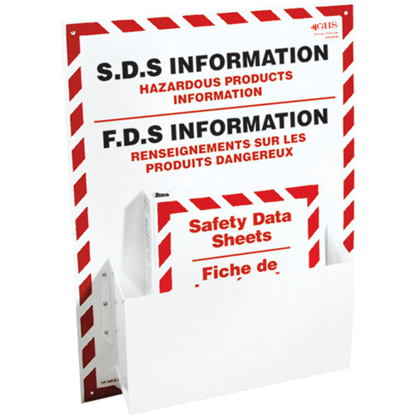 SDS Center Information Station - English & French - Binders Included - 18" x 24"