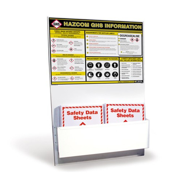 GHS Hazcom Information Station with 2 Binders - 24" x 36"