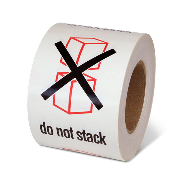 DO NOT STACK - 6" x 4" Handling Label