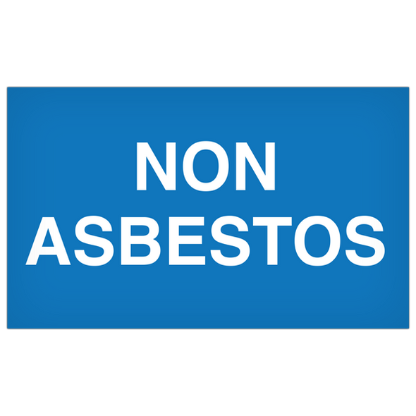 Non Asbestos - 5"x3" Label - 500/roll