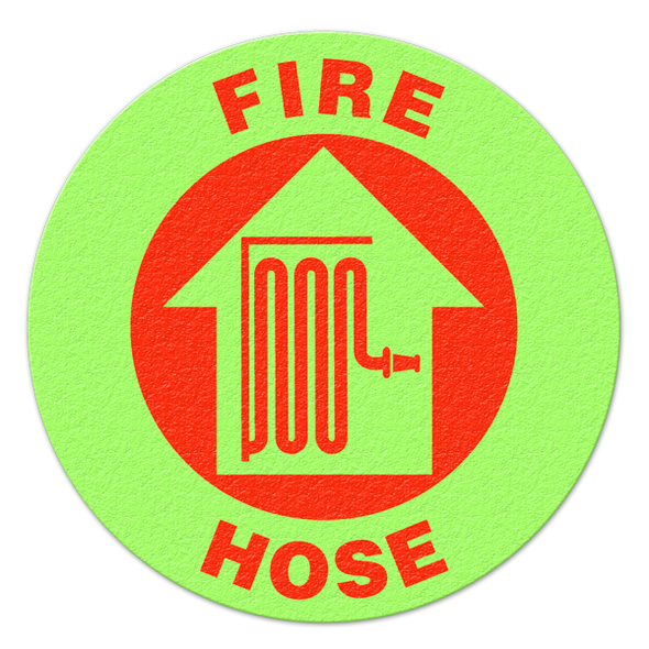 FIRE HOSE (Glow) - Floor Sign