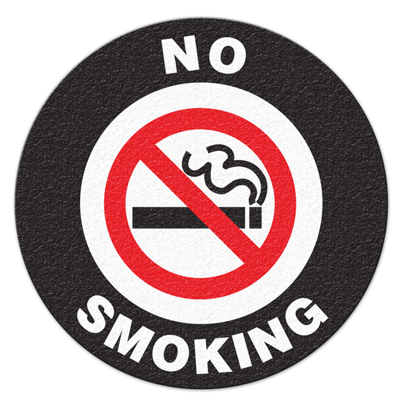 NO SMOKING - Floor Sign