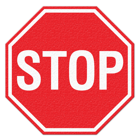 STOP - Floor Sign