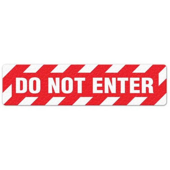 "Do Not Enter" - 6"x24" Floor Sign 6/pkg