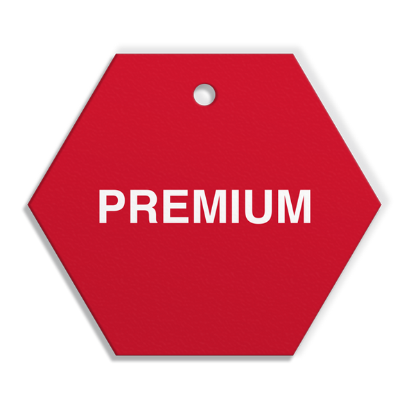 PREMIUM - Fuel Tag - 2.56" dia. - 250 /pkg