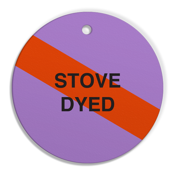 STOVE DYED - Fuel Tag - 2.56" dia. - 250 /pkg