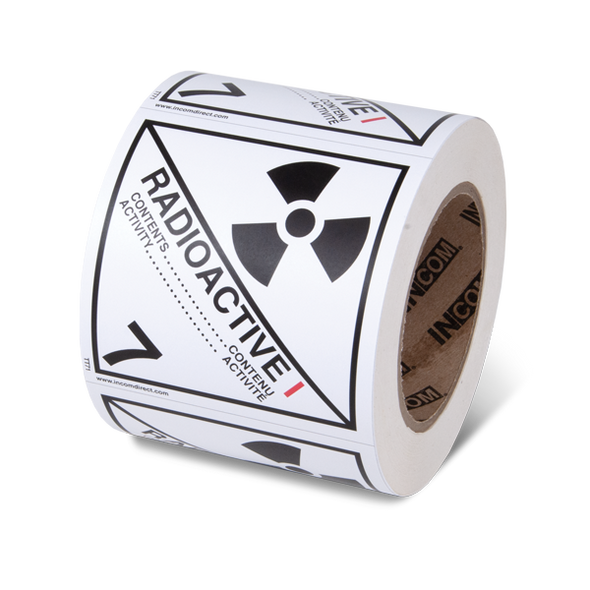 Class 7.1 TDG Label - Radioactive Materials Cat. 1