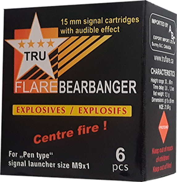 Bear Bangers (6) - Centre Fire (Tru-Flare)