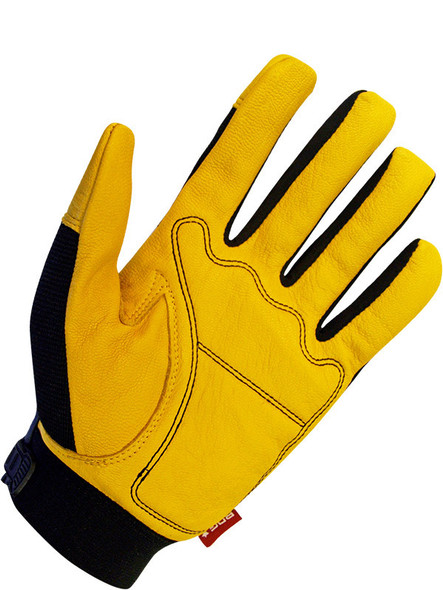 Mechanics Glove Grain Goatskin Palm Yellow | Pack of 12