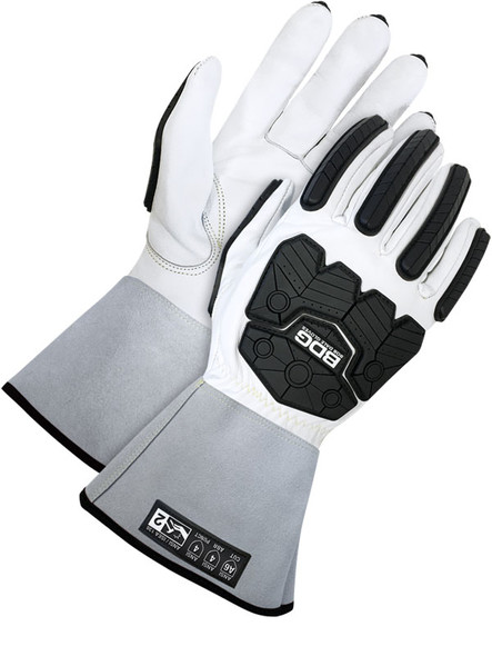 Pearl Goatskin 5" Gauntlet w/Backhand Protection | Pack of 6