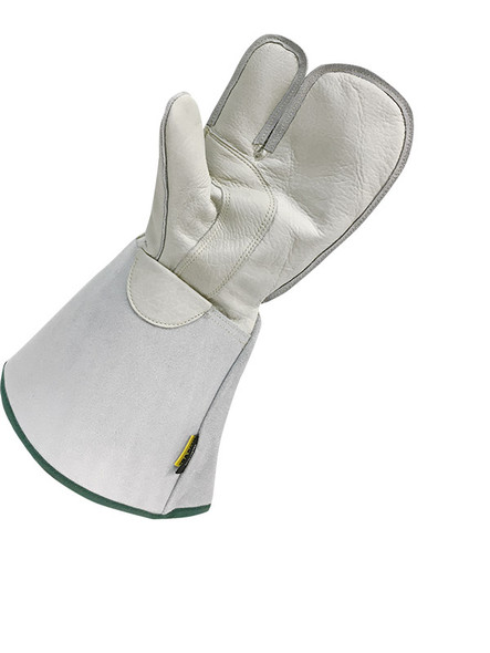 Water Repellent Grain Cowhide Cut Resist Mitt HiViz C100