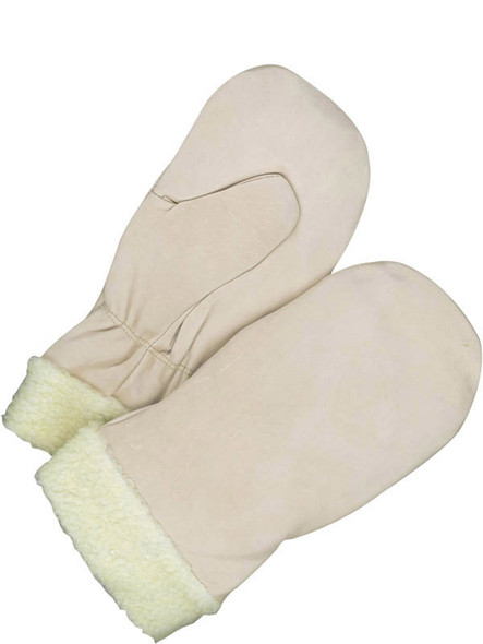 Grain Leather Mitt Lined Pile | Pack of 6