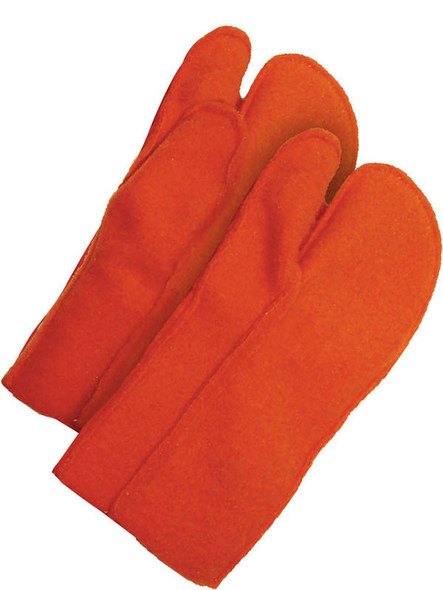 Mitt Liner Heavy Orange FR Fleece 1-Finger