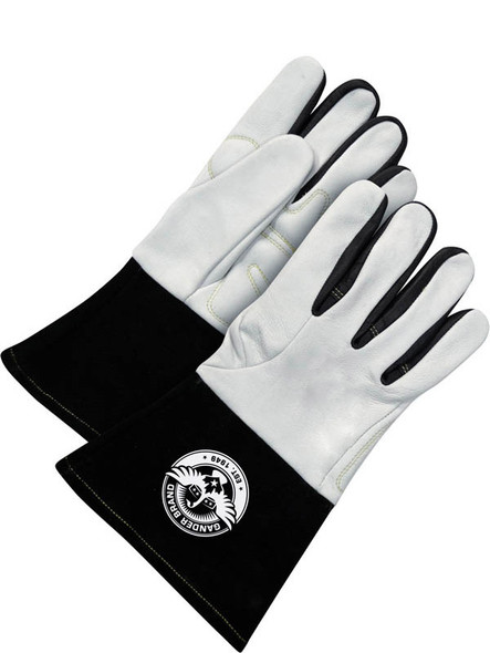 Welding Glove TIG Grain White Goatskin Kevlar Sewn | Pack of 6