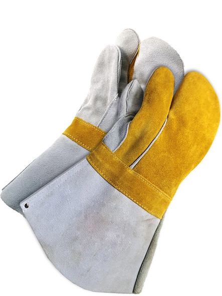 Welding Mitt Split Leather Gauntlet 1-Finger | Pack of 6