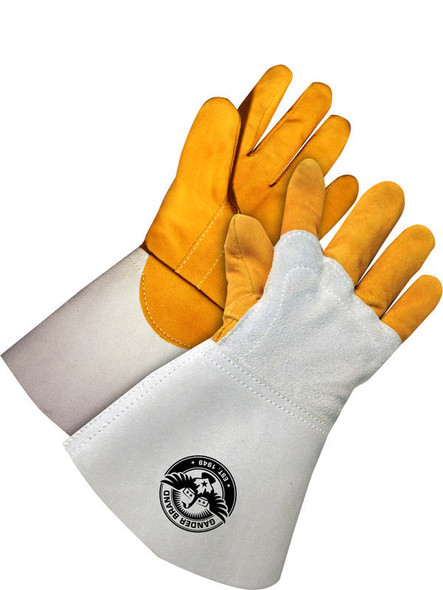Welding Glove TIG Grain Deerskin Back Hand Patch Left Hand L