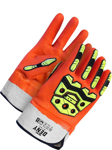 BDG Hi-Viz Orange Chemi-X Glove with Impact Moulds