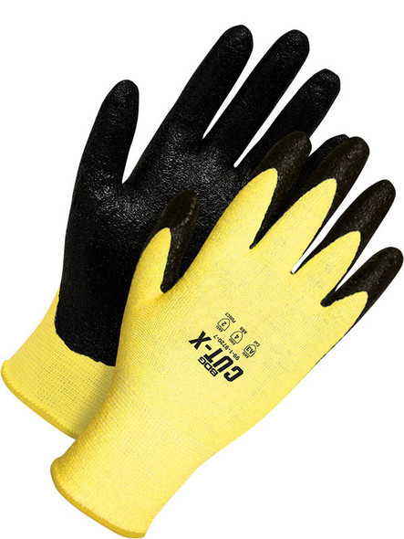 Seamless Knit Kevlar Cut Resistant Black Foam Nitrile Palm | Pack of 12