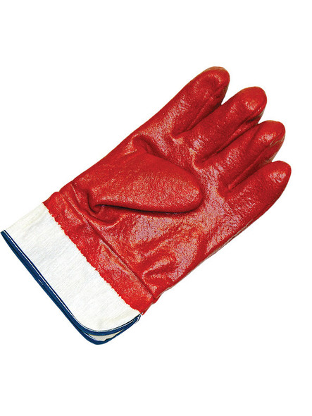 PVC Coated Polyester w/ Safety Cuff Lined Red | Pack of 12