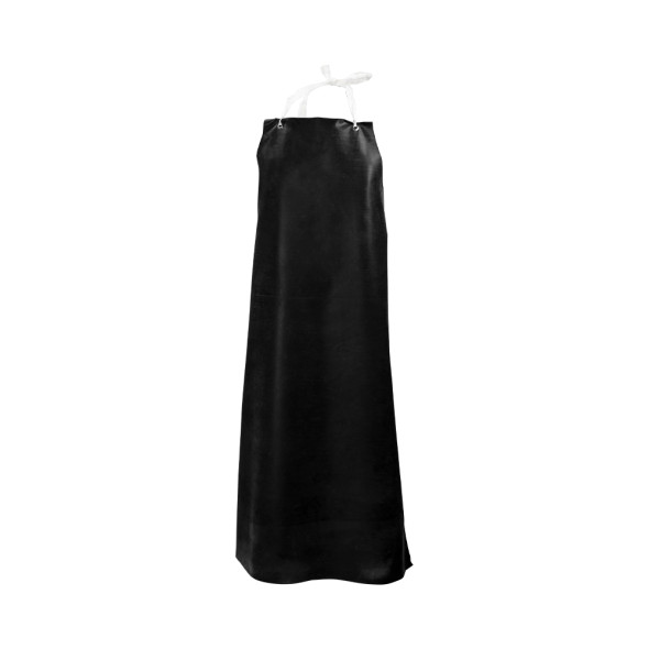 Black Heavy-Duty Nitrile Apron - 35 x 48"