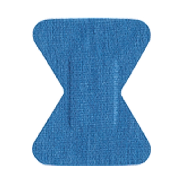 Blue Fabric Fingertip Bandage - 5 x 4.5cm - 50/Box