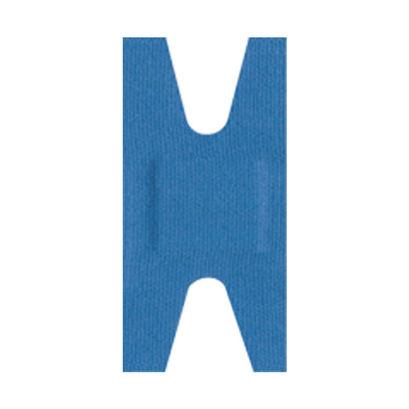 Blue Fabric Knuckle Bandage - 7.5 x 3.75cm - 50/Box