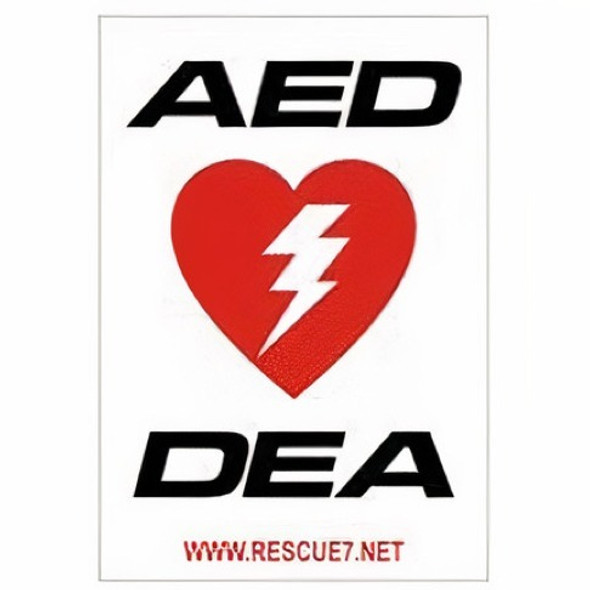 3D AED Wall Sign | Rescue 7 AED 3D Wall SIGN Safety Supplies Canada