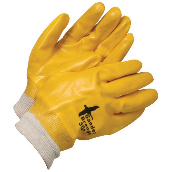 PVC Coated knitted Wrist Yellow | (12PK) | BDG 99-1-302 (12PK)   Safety Supplies Canada