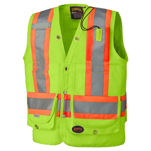 Hi-Vis Surveyor Safety Vest - CSA, Class 2 - Pioneer Startech - 6696