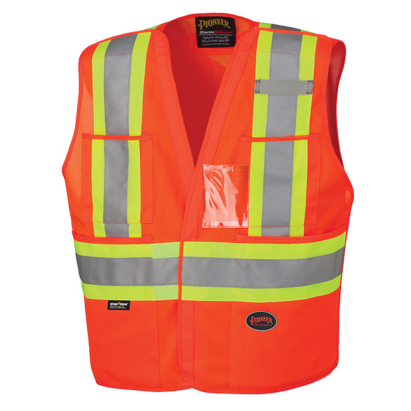 Hi-Vis Adjustable Tear-Away Safety Vest | Pioneer 6930 / 6931   Safety Supplies Canada