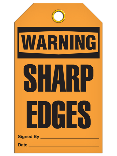 WARNING - Sharp EdgesWARNING - Sharp Edges