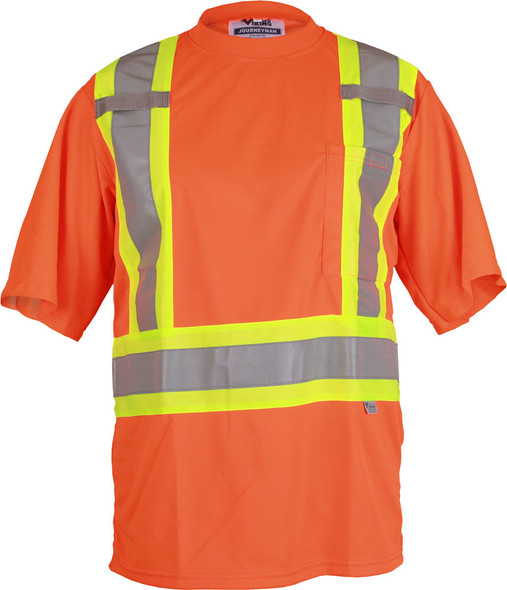 Hi-Vis Premium Double-Layer Safety T-Shirt | Viking 6006O/6006G   Safety Supplies Canada