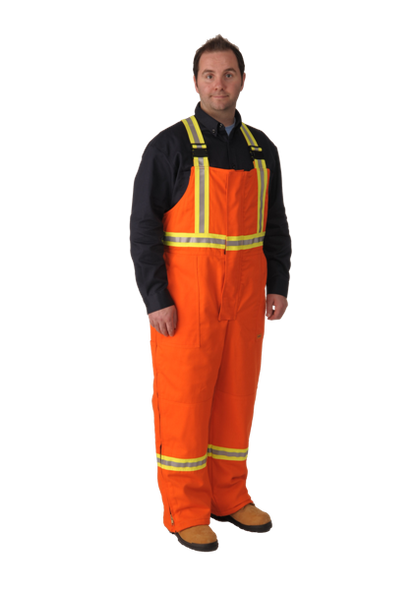 Firewall FR Striped Insulated Overalls Orange| Viking  51679   Safety Supplies Canada