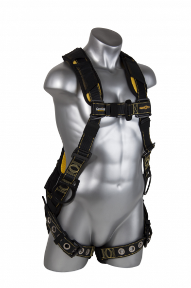 Cyclone HUV Harness w/ Chest Pass-Thru Buckle & Leg Tongue Buckles, Side D-Rings 21077CSA, 21078CSA   Safety Supplies Canada