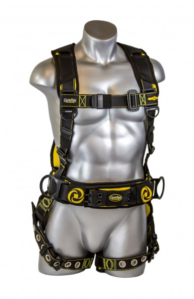 Cyclone Construction Harness w/ Chest Quick-Connect Buckle, Leg