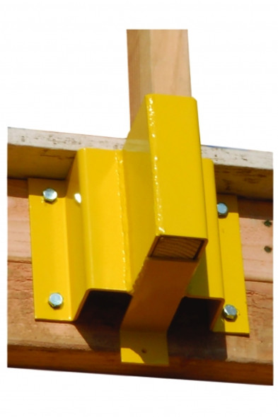 Guardrail Receiver for use with 2 x 4 Boards | Weather Resistance | Norguard | 61029   Safety Supplies Canada