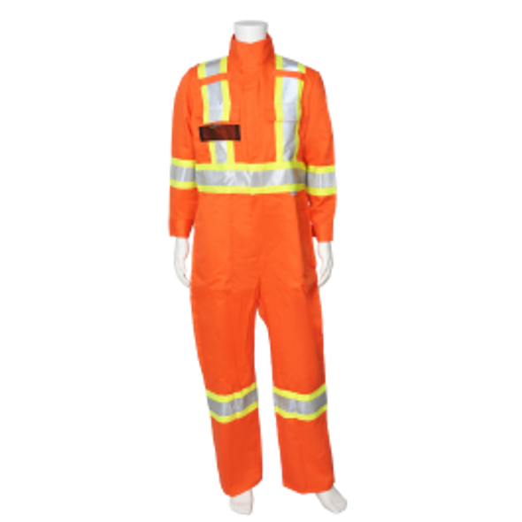 Firewall FR® Striped High Visibility Coveralls - 7 oz.  | Viking® | 40478   Safety Supplies Canada