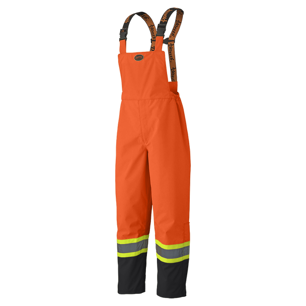 300D Hi-Viz Trilobal Ripstop Waterproof Safety Bib Pant | Pioneer 5404/5405   Safety Supplies Canada