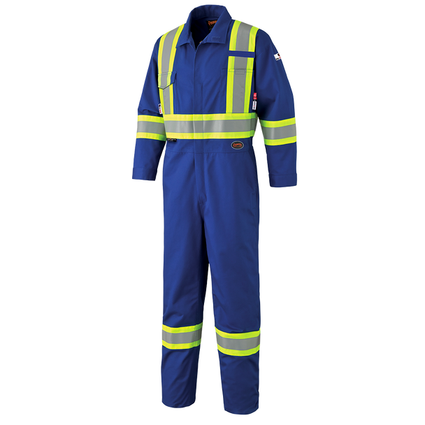 FR-Tech Flame Resistant 7 oz Hi-Viz Safety Coverall | Pioneer 7704/7704T   Safety Supplies Canada