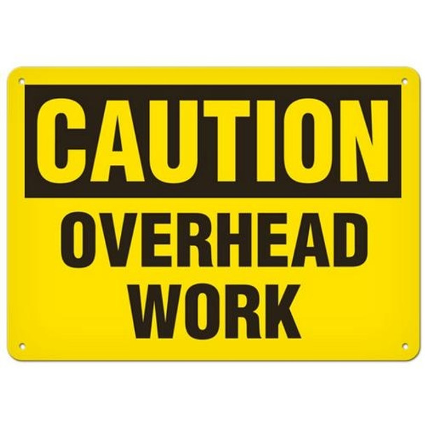 OSHA Safety Sign | Caution Overhead Wrk | INCOM SS2037   Safety Supplies Canada