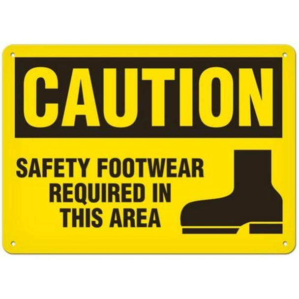 OSHA Safety Sign | Caution Safety Foot  | INCOM SS2023   Safety Supplies Canada