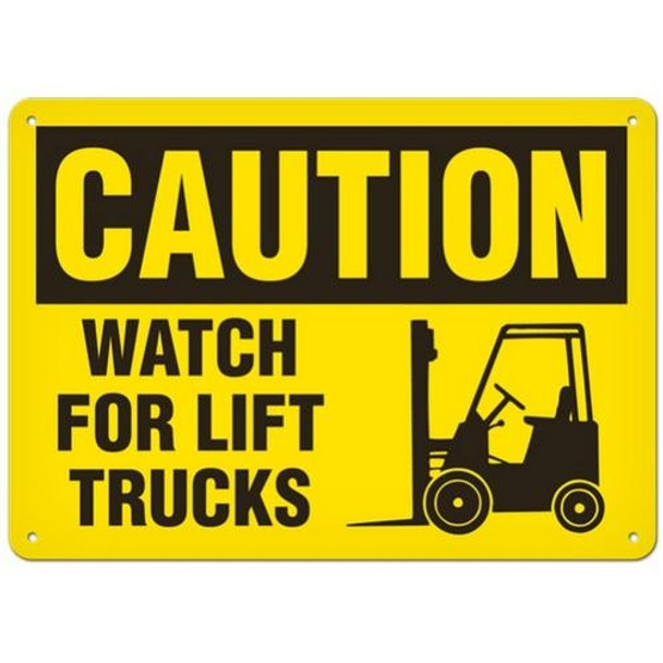 OSHA Safety Sign | Caution Watch Fork  | INCOM SS2000   Safety Supplies Canada