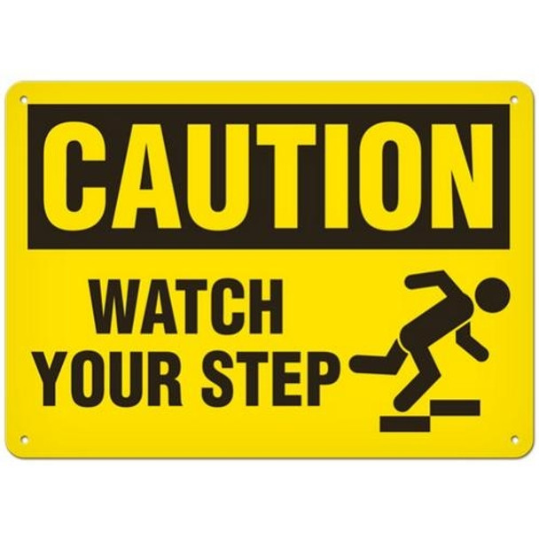 OSHA Safety Sign | Caution Watch Step| | INCOM SS2004   Safety Supplies Canada
